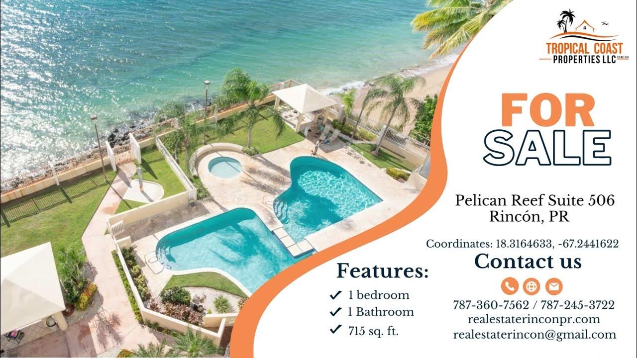 Beachfront Condo For Sale in Pelican Reef Rincón, PR YouTube
