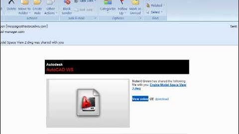 Autodesk 360: AutoCAD WS