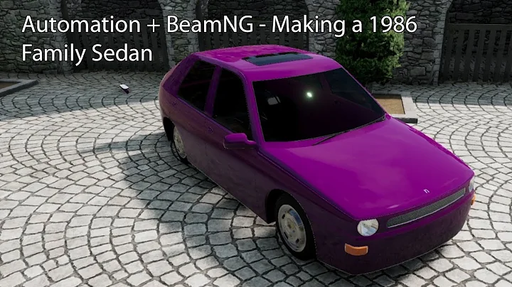 Automation + BeamNG - Making a 1986 Family Sedan