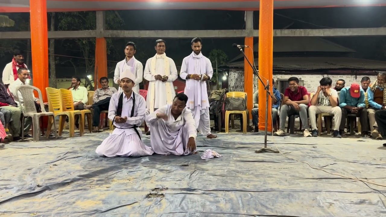 Ojha Pali at a very ancient Mandir of Nalbari Assam | Folk Culture Of Assam