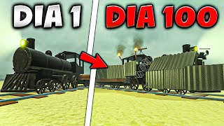 Sobrevivi 100 Dias no Dead Rails Sozinho screenshot 5