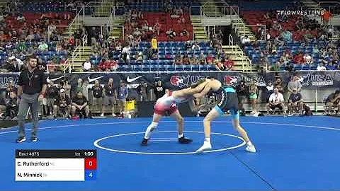 132 Lbs Consi Of 64 #1 - Cody Rutherford, North Ca...