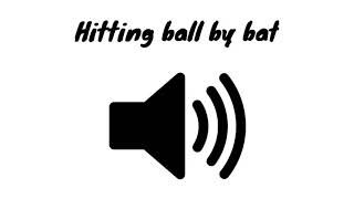 Bat hitting ball (Cricket) - sound effect - [High quality]