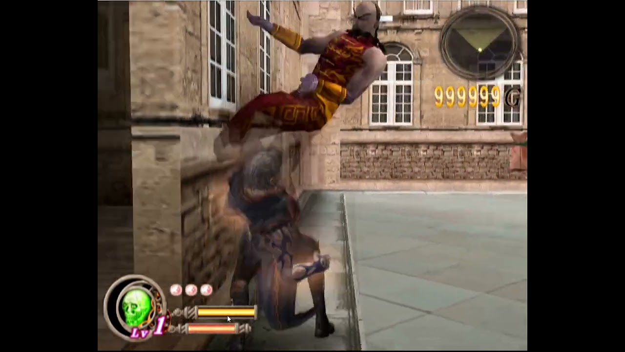 God Hand [PS2] - Kung Fu Leader goes for the nuts! [Low Blow]
