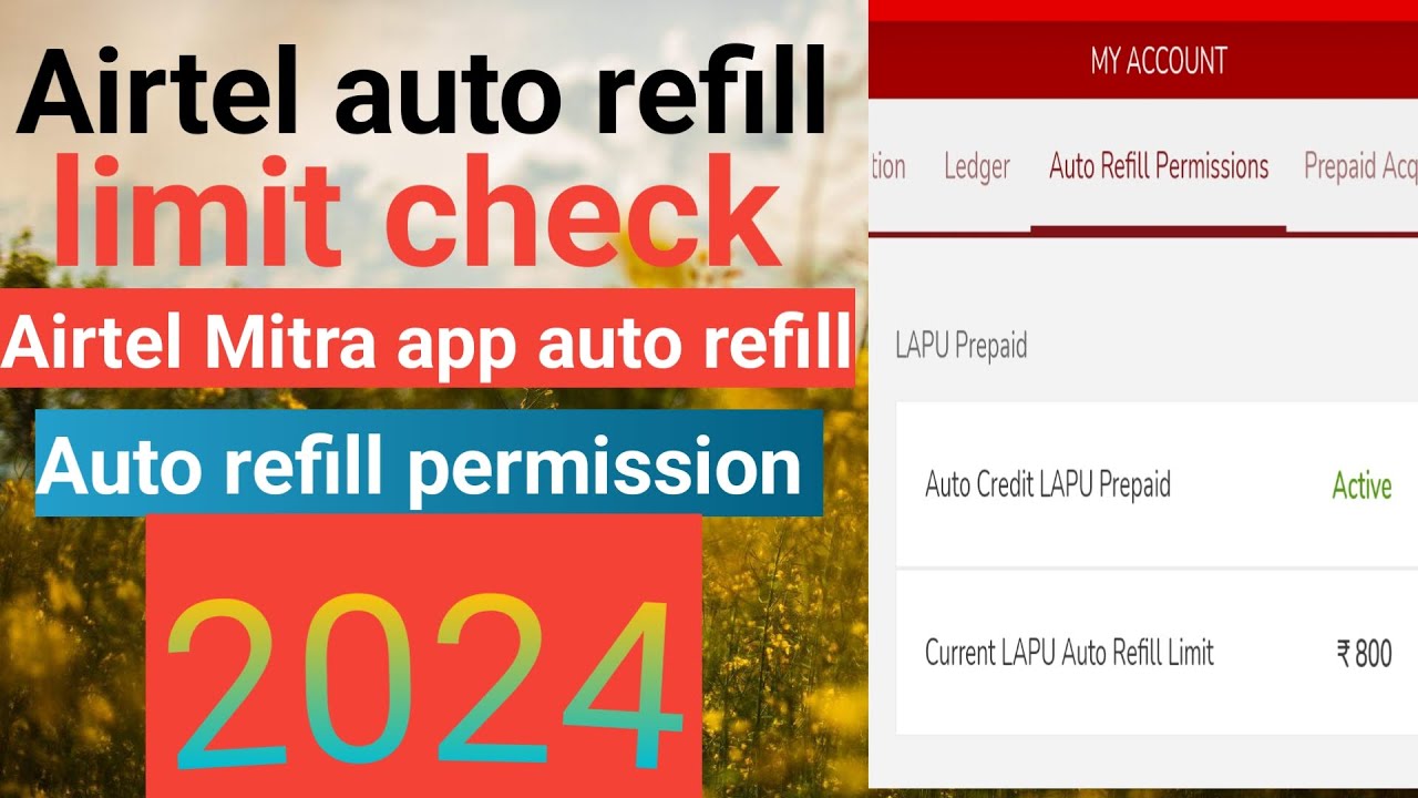 Auto E Mitra Airtel Mitra app me auto refill permission keise check kare auto refill ...