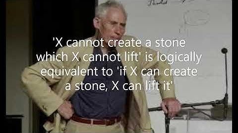 Gods omnipotence ft the paradox of the stone!