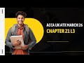 ACCA UK ATX March 26 | Chapter 21 L3 | Tax Year Basis, Transitional Profits &amp; Trading Loss Relief