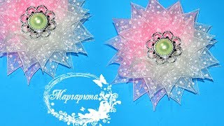 АСТРА КАНЗАШИ 🌸 Цветы из органзы 🌸 DIY Kanzashi flowers АСТРА КАНЗАШИ 🌸 Цветы из органзы 🌸 DIY Kanzashi flowers
