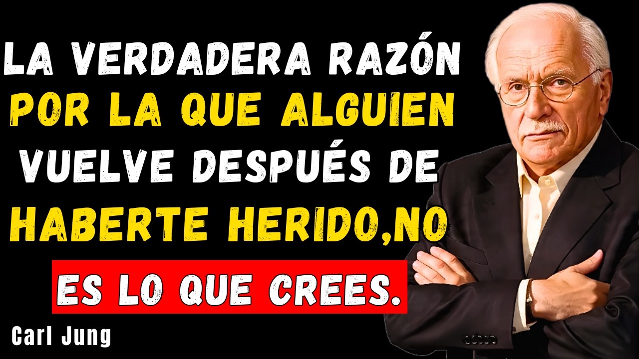 LA VERDADERA RAZÓN POR LA QUE ALGUIEN VUELVE DESPUÉS DE HABERTE HERIDO, NO ES LO QUE CREES|CARL JUNG