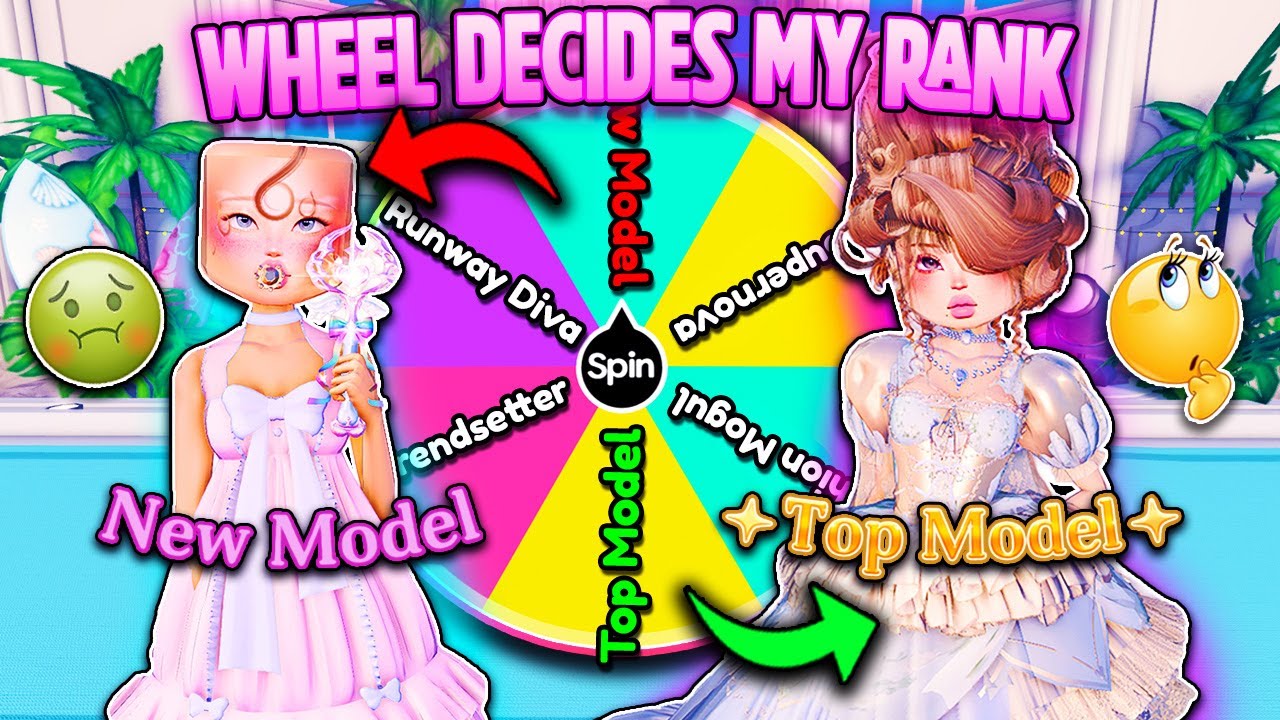 Mystery Wheel Decides My *RANK* in Dress to Impress *MASTER SERVERS*!!