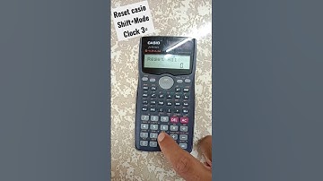 how reset Casio calculator    short trick how clear all modes