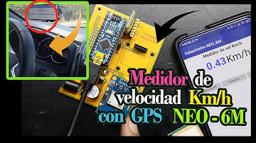 medidor de velocidad Km/h con arduino y  GPS NEO 6m @PCBWay