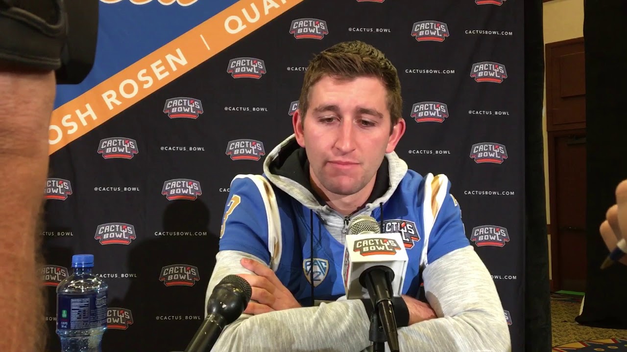 UCLA QB Josh Rosen won't play in Cactus Bowl with concussion symptoms