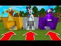 DO NOT CHOOSE THE WRONG MINECART IN Minecraft PE (Tinky WInky, Laa Laa, & Guardian Slendytubbies)