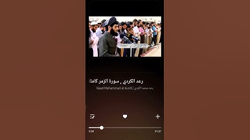سورة الزمر. #foryou #trending #قرءان #quran #shortvideo #سورة #تلاوات #edit #islam #رعد_الكردي