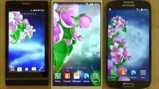 Free Night Sakura Live Wallpaper for Android phones and tablets screenshot 5