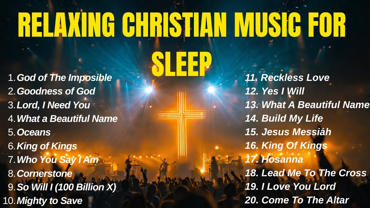 Peaceful Worship Music for Sleep — Rest in Jesus’ Peace Tonight
