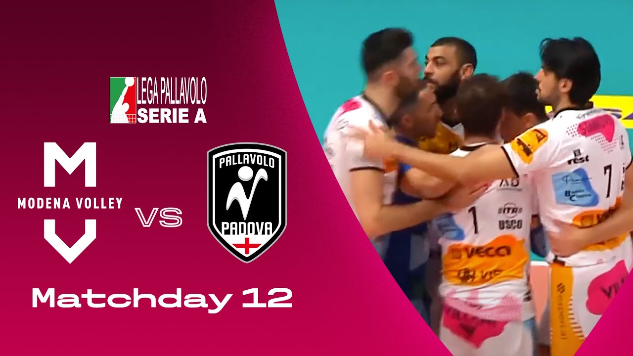 Modena vs Padova Highlights SuperLega Matchday 12