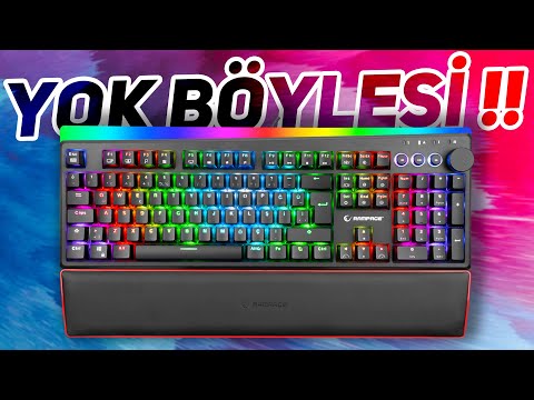 TAM BİR RGB ŞÖLENİ ! Rampage X-Tracer KB-R97 Mekanik Oyuncu Klavye İncelemesi