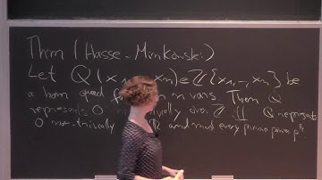 10. On integral points on degree four del Pezzo surfaces - Damaris Schindler [2017]