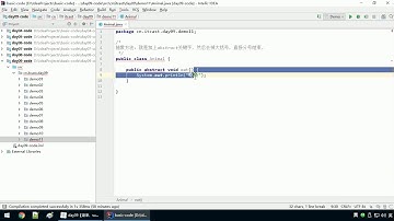 Java语法 166 抽象方法和抽象类的格