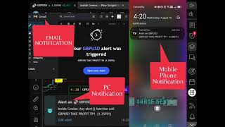 TradingView Alerts Tutorial: Open Position, Take Profit & Stop Loss (Notification - email/m.phone)