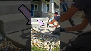 How Does Polyurethane Foam Lift Concrete Slabs #shorts