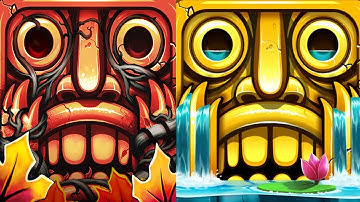 Temple Run 2 FALL JUNGLE VS Temple Run 2 Enchanted Palace Android Gameplay