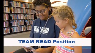 ACPL Jobs: Teen Reader for Team Read (Summer)
