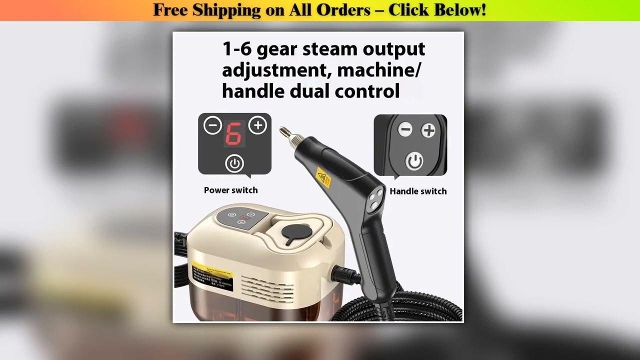 2500W Handheld Steam Cleaner 110V/220V Multifunctional High Temperature Steam Cleaning For Air
