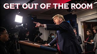 Trump Explodes At Reporter In Rare Outburst Get Out Of The Room Military War Technology