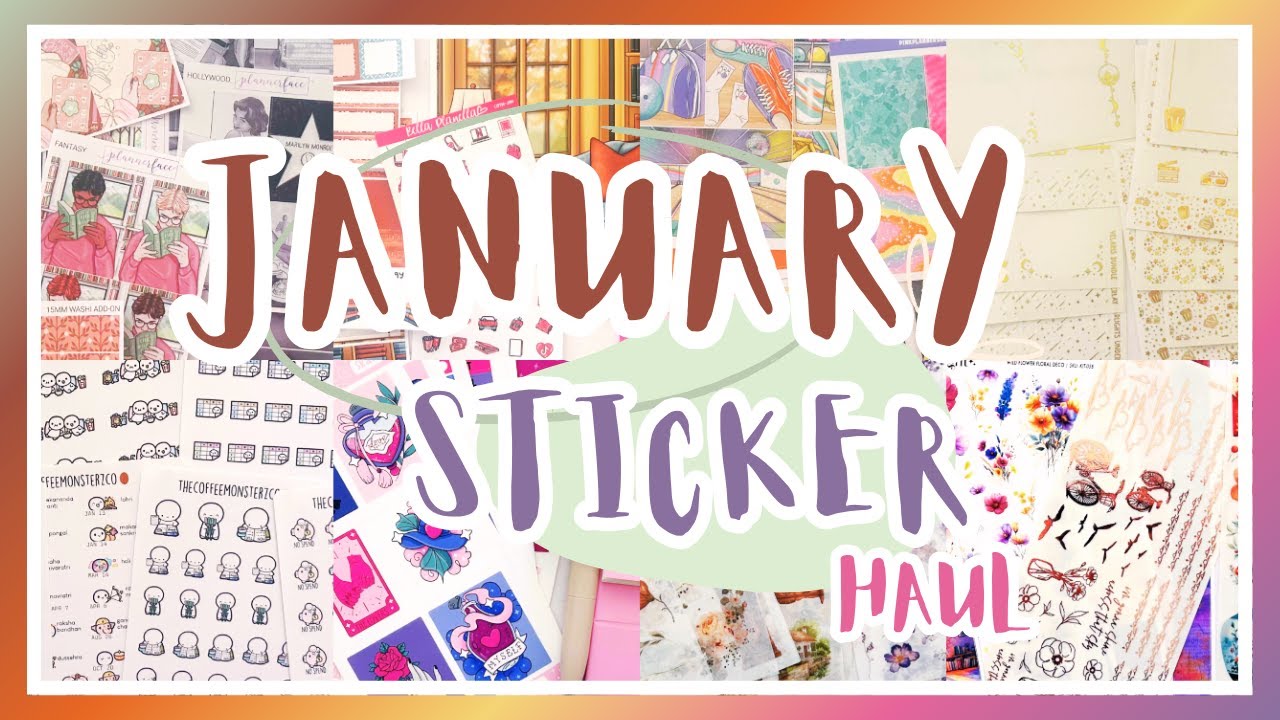 Planner Sticker Haul: January 2025