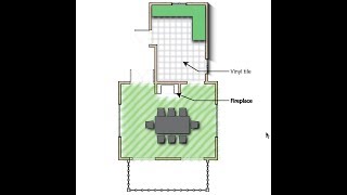 Floor plan rendering using Illustrator - old