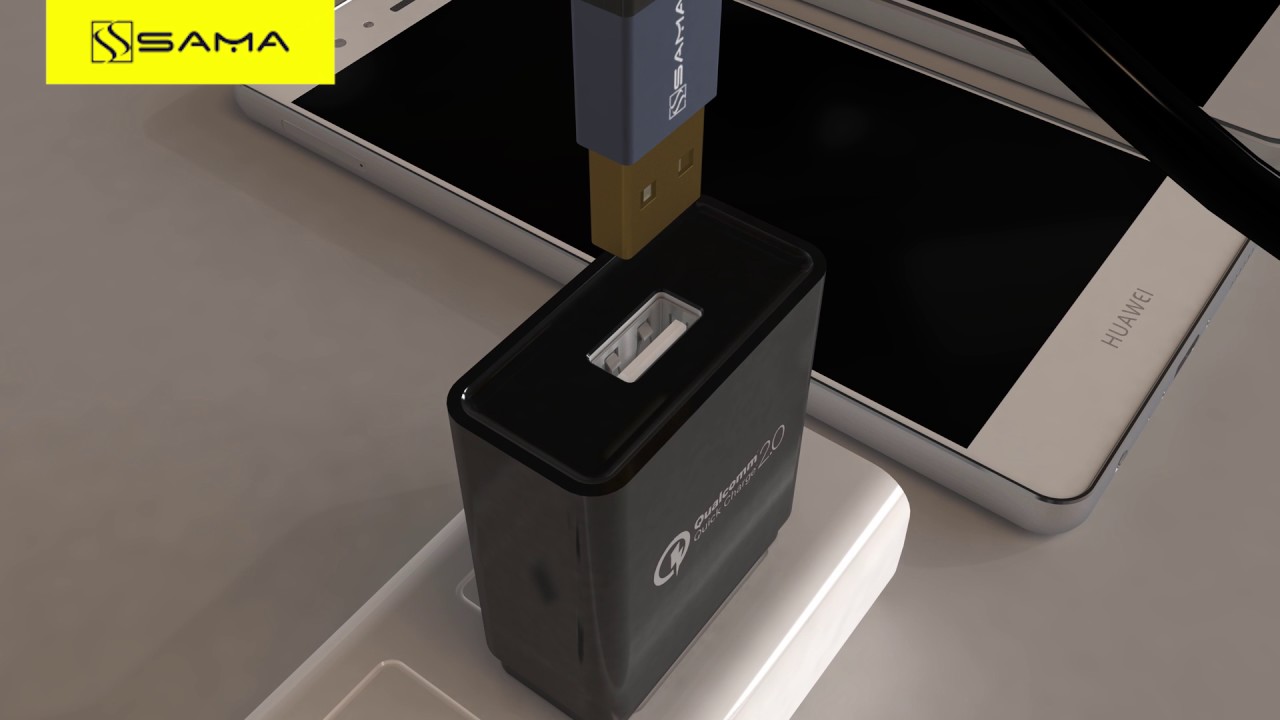 SAMA SA-40349 Dual Micro USB Splitter Charge Cable 1.5 M