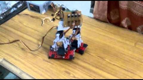 4 servo biped (IITK Robo Club 