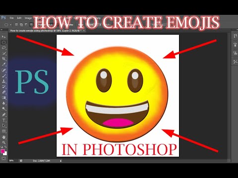 How to create emoji using photoshop - YouTube