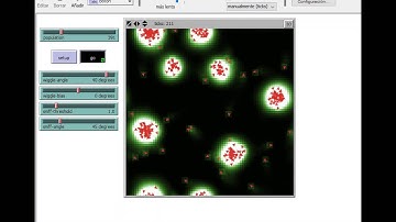 Slime Mold Netlogo simulation video