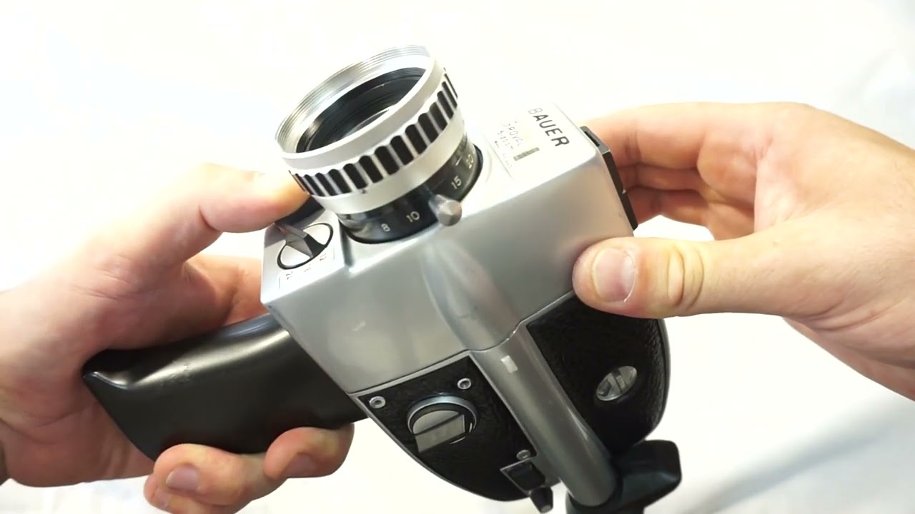 Bauer D Royal 10 Zoom Caméra Super 8 film testé