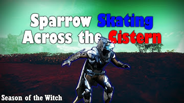 Sparrow Skating Across the Cistern (Destiny 2)