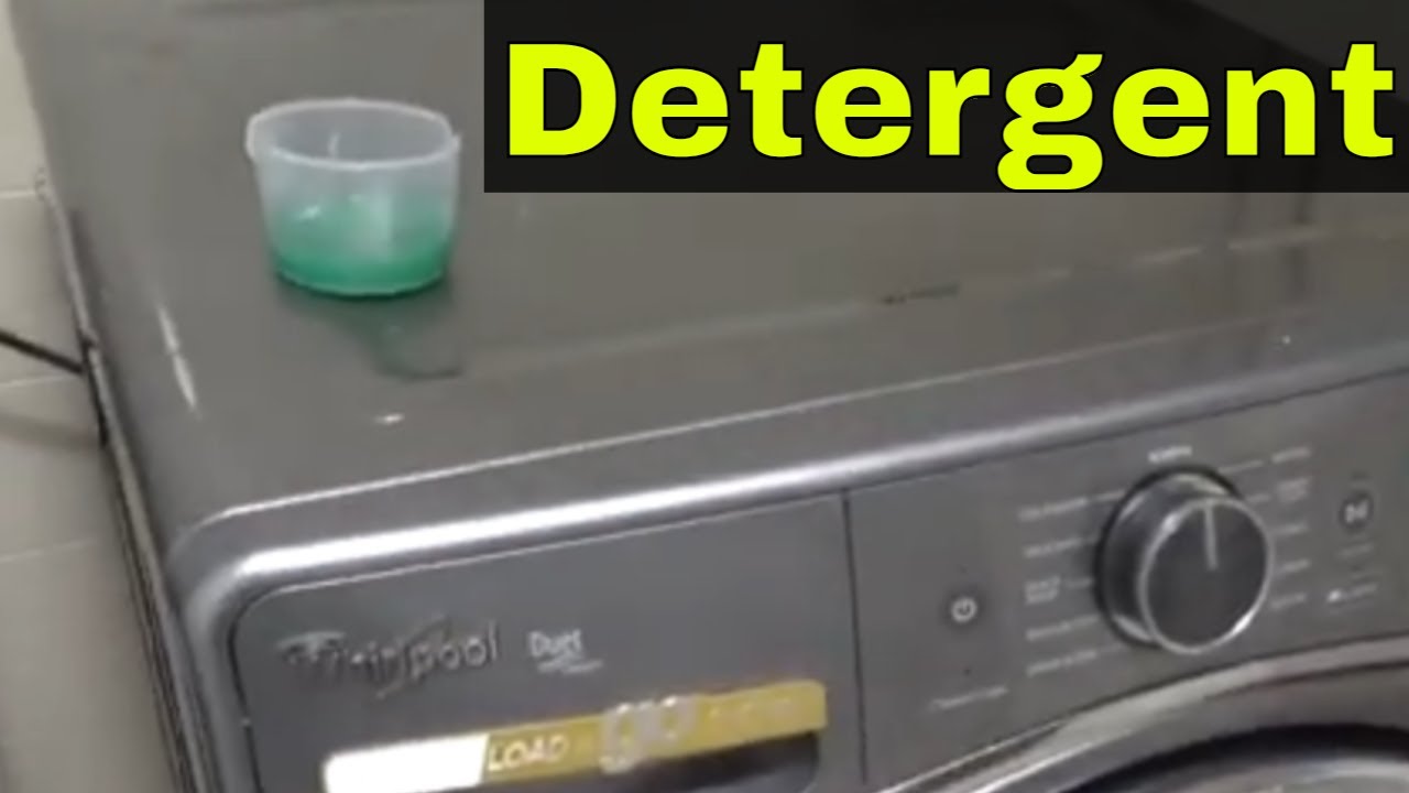 How To Put Detergent In A Whirlpool Washing Machine-Easy Tutorial - YouTube