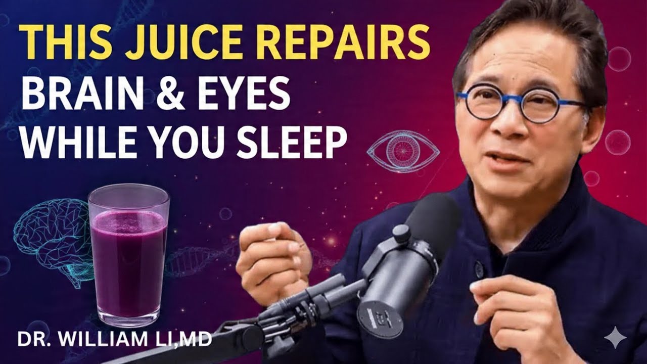 Seniors: Top 4 Juices to Restore Vision and Memory While You Sleep | Dr. William Li