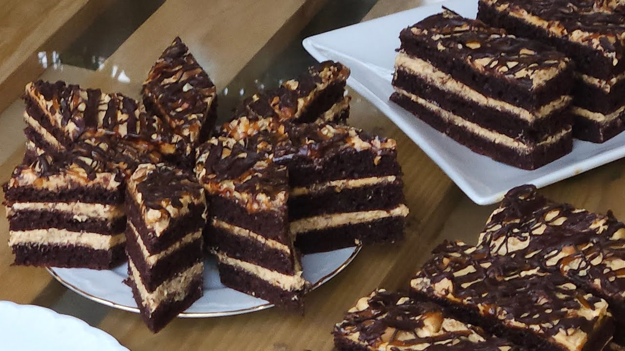 Сникерс/ Шоколадный бисквит/жареный арахис/Шикарный торт/Просто/Без раскатки