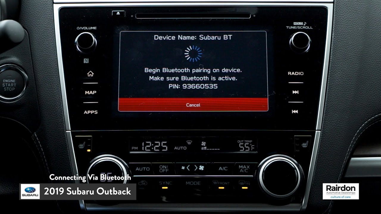 2019 Subaru Outback | How to Connect Via Bluetooth | Rairdon Automotive