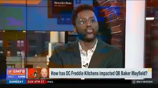 How has OC Freddie Kitchens impacted QB Baker Mayfiled   Good Morning Football