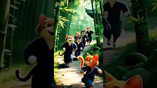 cat Kung Fu professional fighting short video