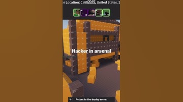 Hacker in arsenal roblox