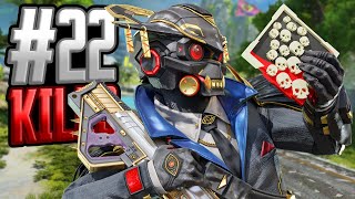 Bloodhound 22 KILLS and 5,577 Damage Apex Legends Gameplay Season 20