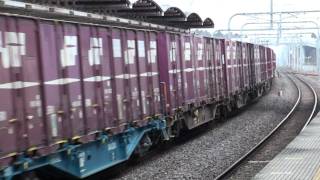 2010-03-06 [常磐線] EF81 58 + コキ100系, 高速貨2097 & 651系, 特急30M (スーパーひたち30号)