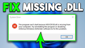 How to Fix All .DLL Files Missing Error In Windows 11 (100% Works)