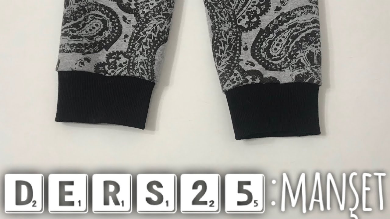ÇOK KOLAY MANŞET NASIL YAPILIR? Adım Adım Dikiş Dersleri 25